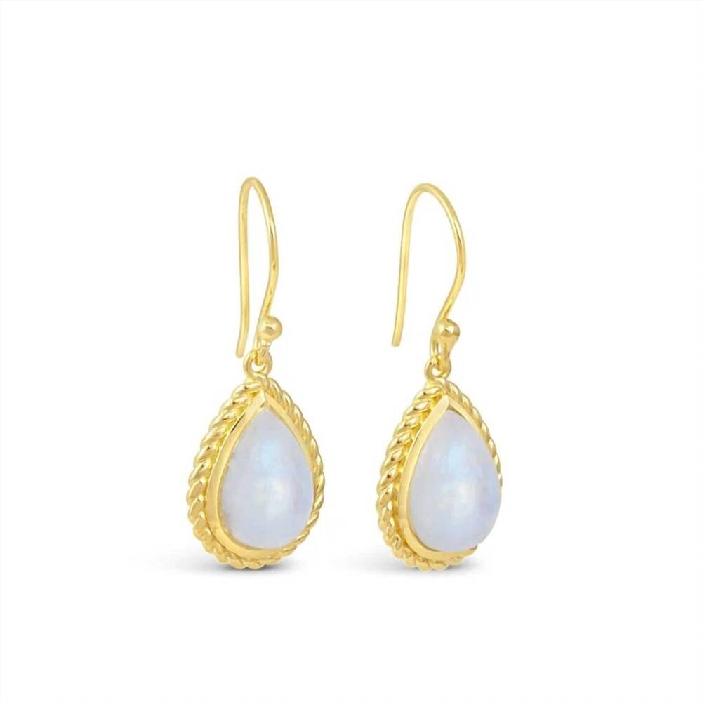 NEW DUNE JEWELRY women's modern mermaid earrings in gold